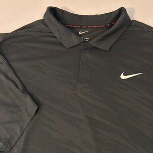 Nike Tiger Woods Collection XXL Men's Dri-FIT ADV Golf Polo Shirt Black